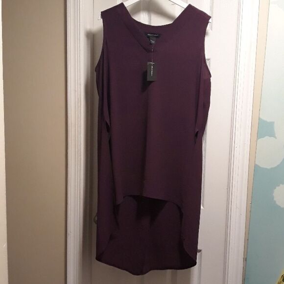 Ashley Stewart Tops - Nwt Ashley Stewart long top plum sz.14/16